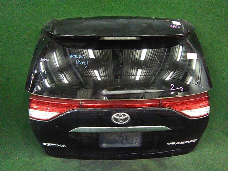 дверь пятая на 2az-fe TOYOTA ESTIMA acr50 (Тойота Эстима) черный     