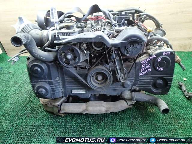 двигатель EJ205  на SUBARU IMPREZA GGA (субару импреза)