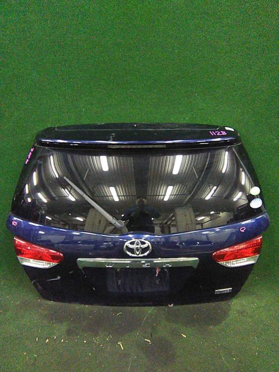 дверь пятая на 2zr-fae TOYOTA WISH zge20 (Тойота Виш) синий задняя   