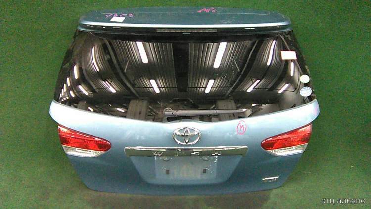 дверь пятая на 2zr-fae TOYOTA WISH zge20 (Тойота Виш) синий задняя   
