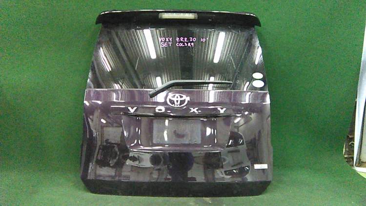дверь пятая на 3zr-fae TOYOTA VOXY zrr70 (Тойота Вокси) фиолетовый задняя   