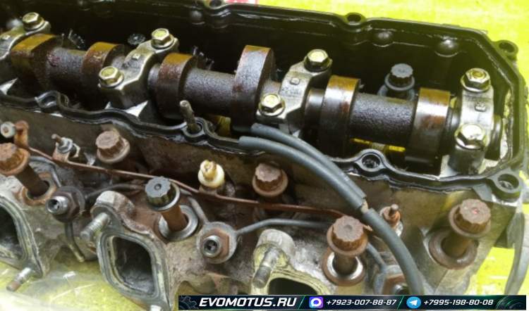 головка блока цилиндров на 1KZ TOYOTA LAND CRUISER PRADO 90-95 ( тойота ленд крузер прадо)
