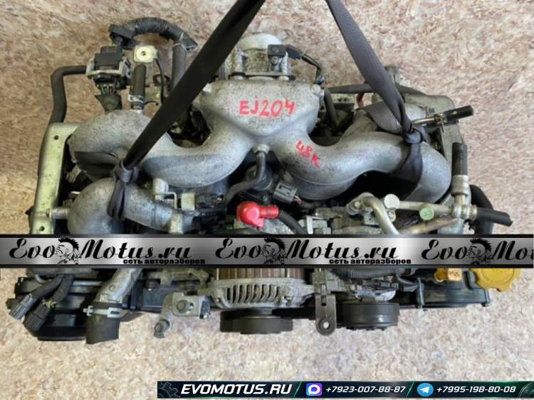 двигатель EJ204 на SUBARU IMPREZA GF8 (субару импреза)