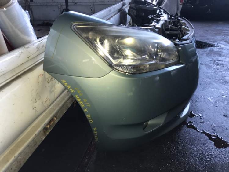 Ноускат Toyota Mark X Zio ANA15 2AZ-FE передний  Голубой 781