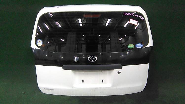 дверь пятая на 1nz-fe TOYOTA PROBOX ncp160 (Тойота Пробокс) белый задняя   