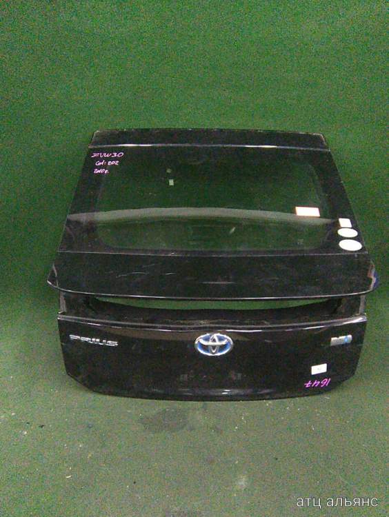 дверь пятая на 2zr-fxe TOYOTA PRIUS zvw30 (Тойота Приус) черный     