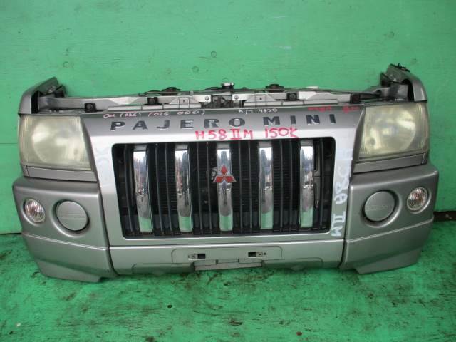 Ноускат  на  MITSUBISHI  PAJERO MINI H58A (Мицубиси Паджеро Мини) серый