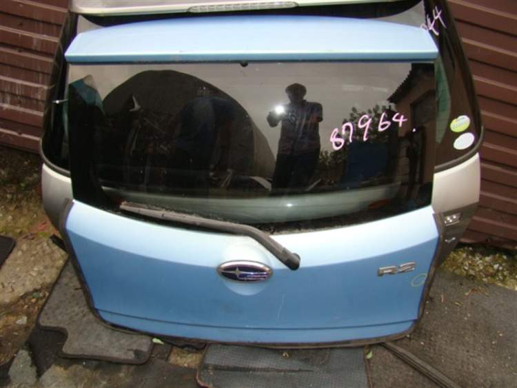 Дверь 5-я Subaru R2 RC1 EN07   голубой