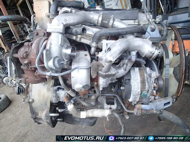 двигатель 4HK1T на ISUZU ELF NPR75 ( исузу эльф)