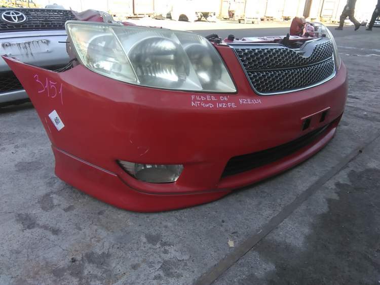 ноускат 1nz-fe на TOYOTA COROLLA FIELDER nze124 (Тойота  Королла  Филдер)  красный