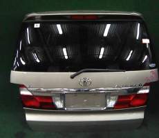 дверь пятая на 1mz-fe TOYOTA ALPHARD mnh10 (Тойота Альпхард) золотистый задняя   