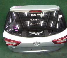 дверь пятая на 1kr-fe TOYOTA VITZ ksp130 (Тойота Витц ) серый задняя   