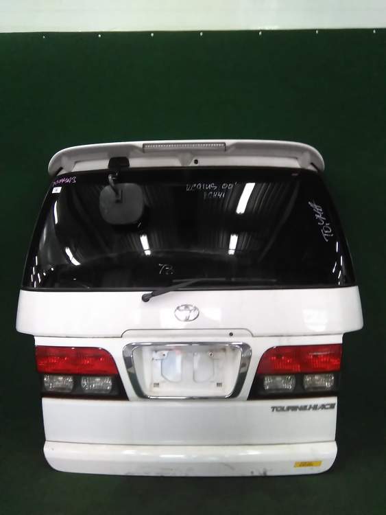 дверь пятая на 3rz-fe TOYOTA TOURING HIACE rch41 (Тойота Туринг Хайс) белый задняя   