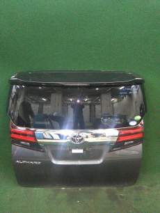 дверь пятая на 2ar-fe TOYOTA ALPHARD agh30 (Тойота Альпхард) серый задняя