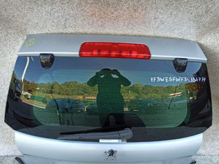 Дверь пятая на PEUGEOT 207 WK СЕРЕБРО