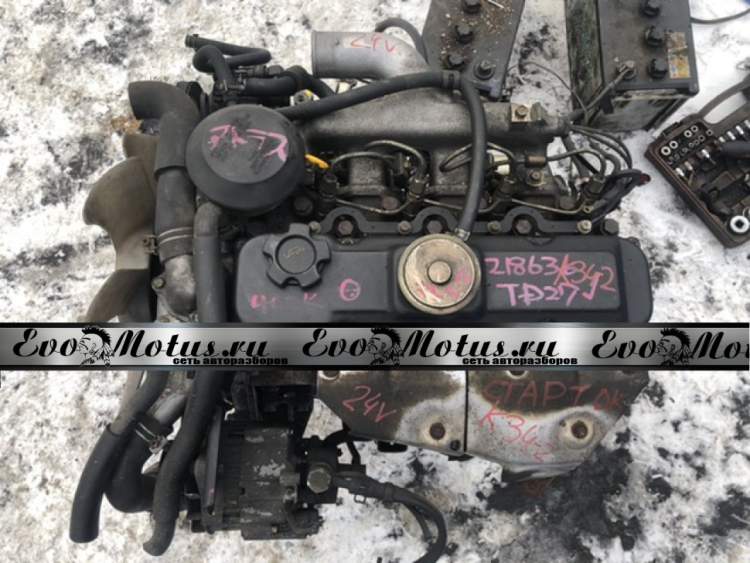 двигатель на NISSAN ATLAS F23 TD27