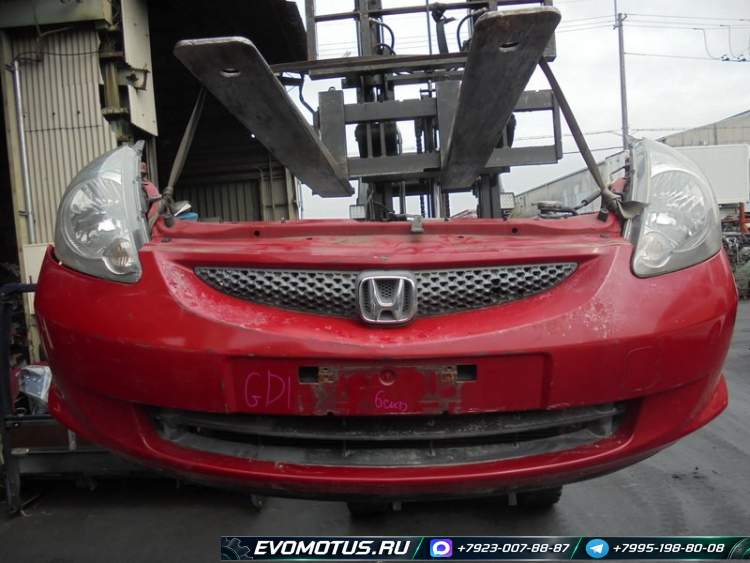 Ноускат на L13A  HONDA FIT GD1 ( хонда фит ) красный