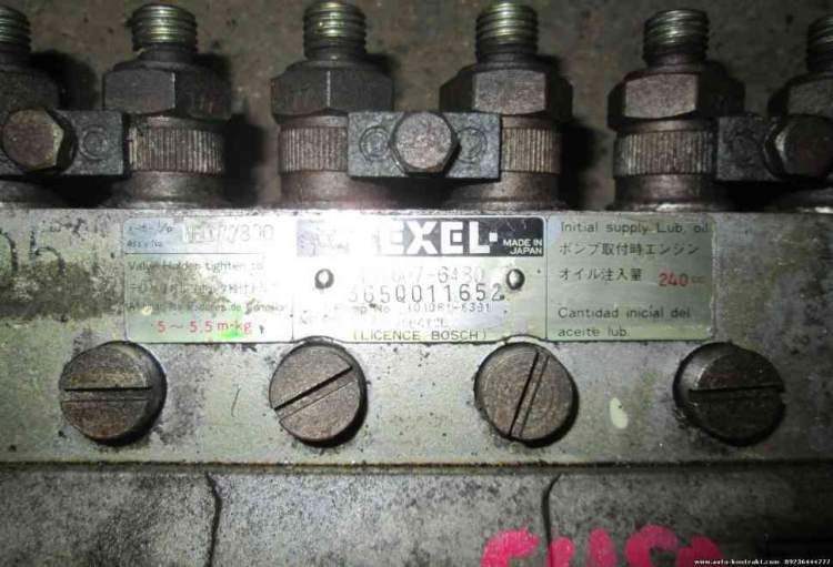 Купить тнвд 101607-6480 на 6D16 MITSUBISHI FUSO (Мицубиси Фусо) фото 1