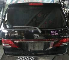Дверь пятая   TOYOTA ESTIMA ACR30  (Тойота Эстима) чёрный