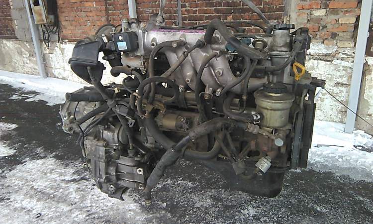 двигатель 5A на TOYOTA CORONA AT170 (тойота корона)